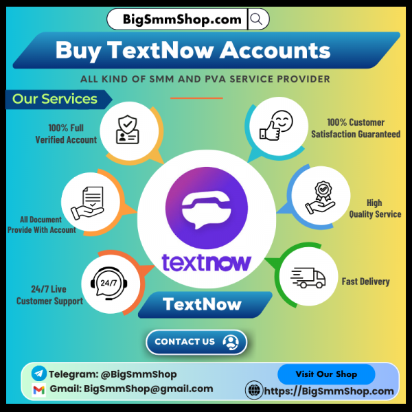 Buy TextNow Accounts